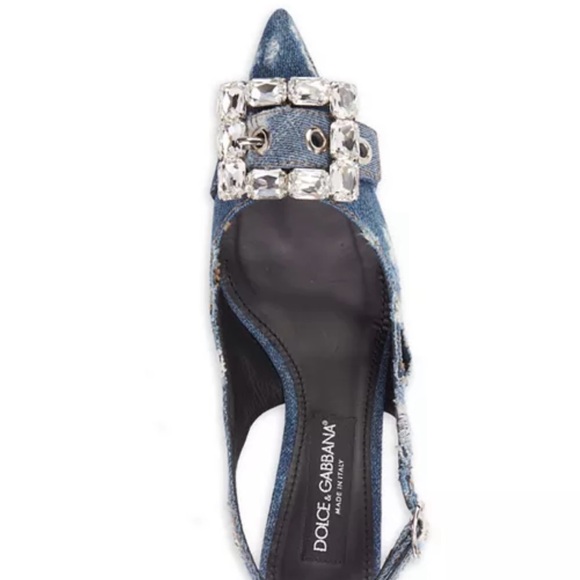 Dolce & Gabbana Patchwork slingbacks - Picture 2 of 6